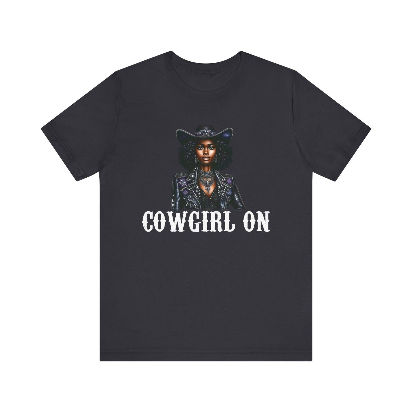 Cowgirl on Black Shirt – Howdy Southern Western Rodeo Texas Tee