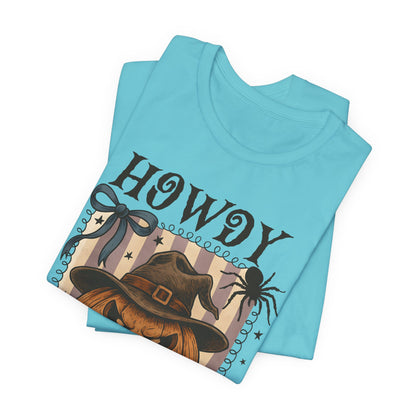 Howdy Halloween Shirt – Cute Coquette Pumpkin Western Fall Tee