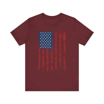Legacy Dads Shirt – USA Flag Nehemiah 4:14 Christian Men’s Faith Tee