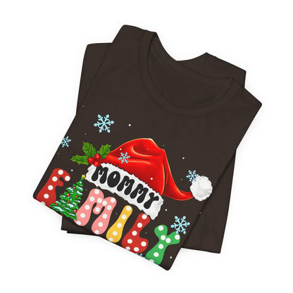 Mommy Family Christmas 2025 Shirt – Cute Matching Polka Dot Holiday Tee