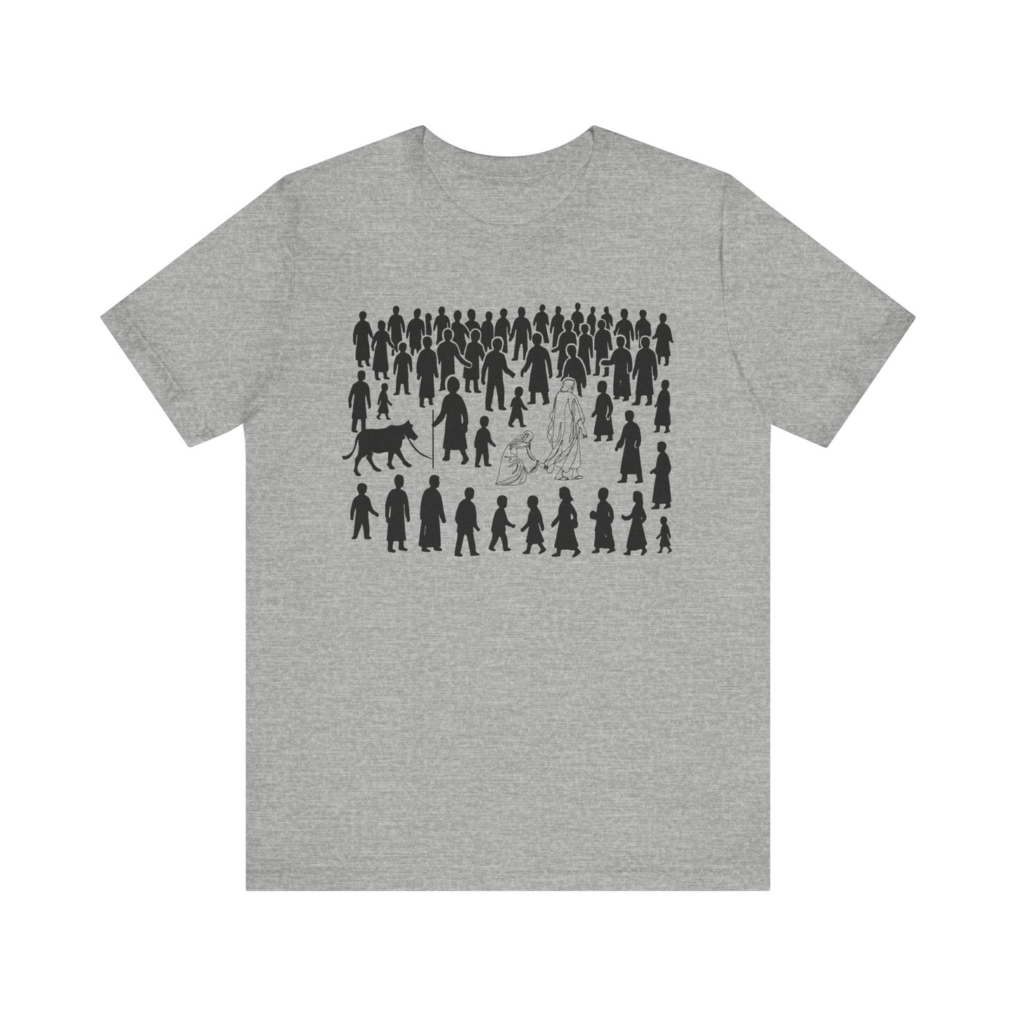 Jesus Pulling You from the Crowd Shirt – Christian Rescues Men Women Tee