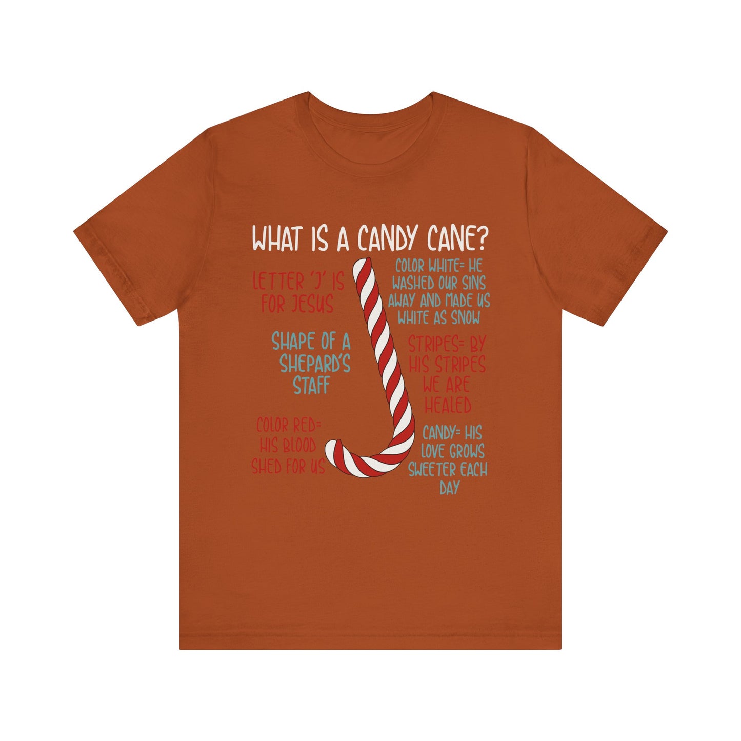 Candy Cane Christmas Christian Shirt – Believe Faith God Holiday Tee