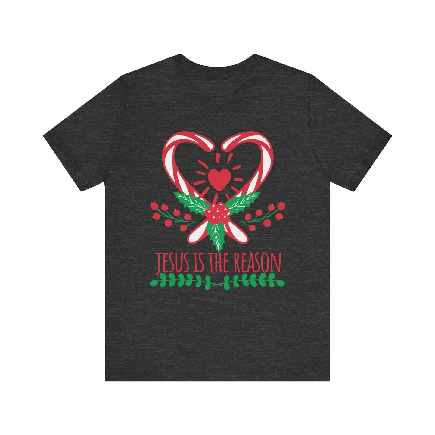 Candy Cane Jesus Shirt – Christian Christmas Pajama Tee, Cute Holiday Faith Top