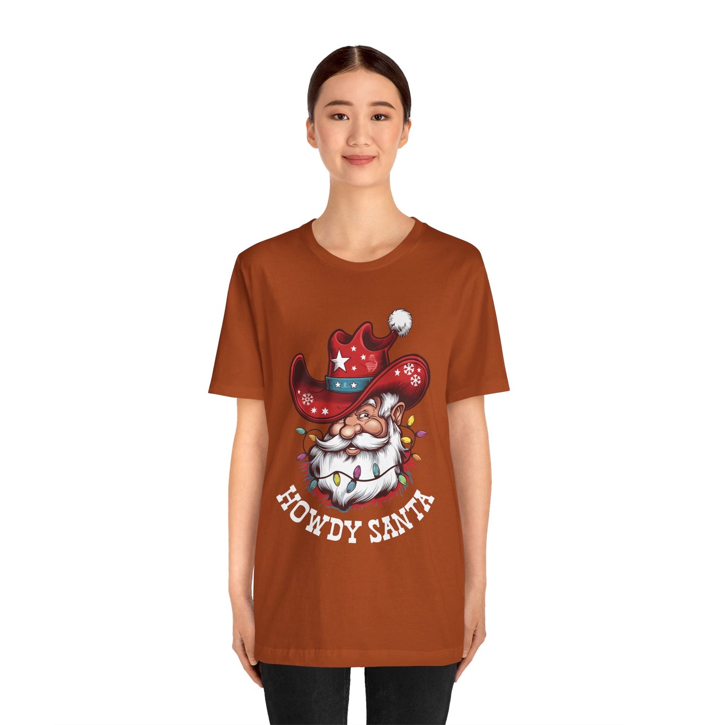 Howdy Santa Shirt – Funny Cowboy Western Christmas Holiday Costume Tee