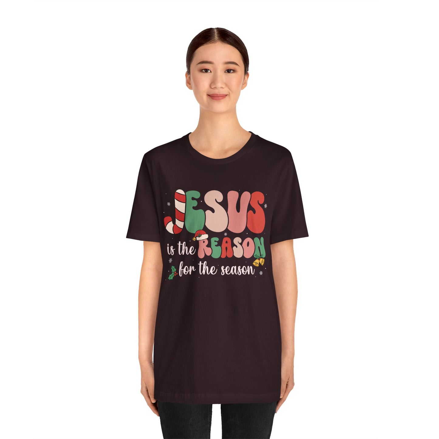 Retro Groovy Jesus Christmas Shirt – Vintage Christian Faith Holiday Tee