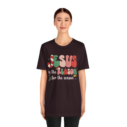 Retro Groovy Jesus Christmas Shirt – Vintage Christian Faith Holiday Tee