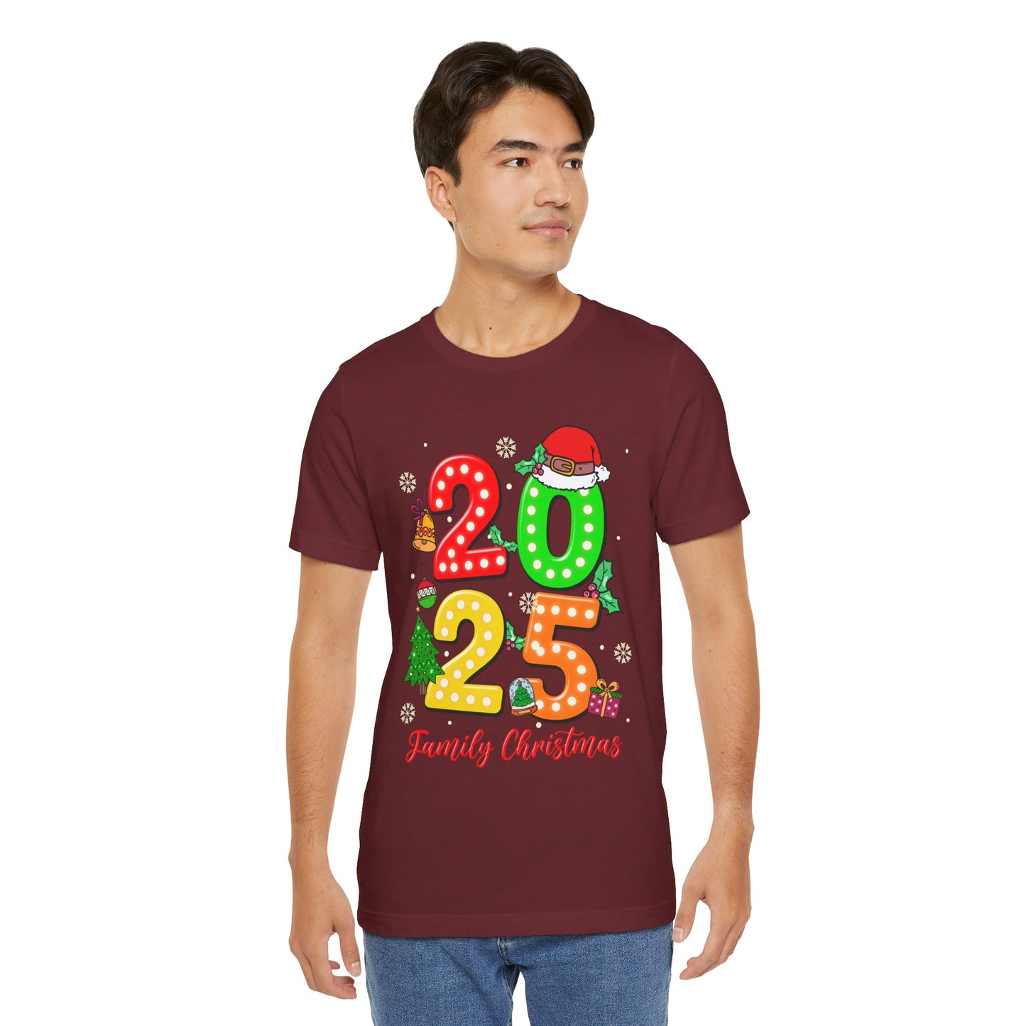 2025 Family Christmas Shirt – Cute Matching Holiday Lights Group Tee