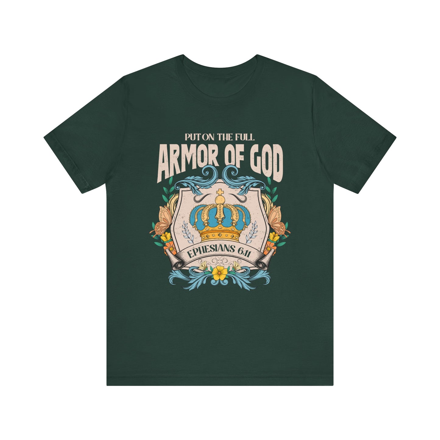 Armor of God Shirt – Christian Ephesians 6:11 Spiritual Warfare Faith Tee