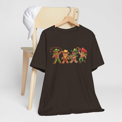 Gingerbread Cowboy Shirt – Funny Western Christmas Cookie Holiday Tee