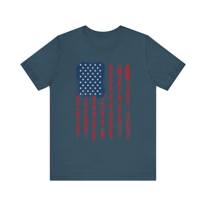 Legacy Dads Shirt – USA Flag Nehemiah 4:14 Christian Men’s Faith Tee