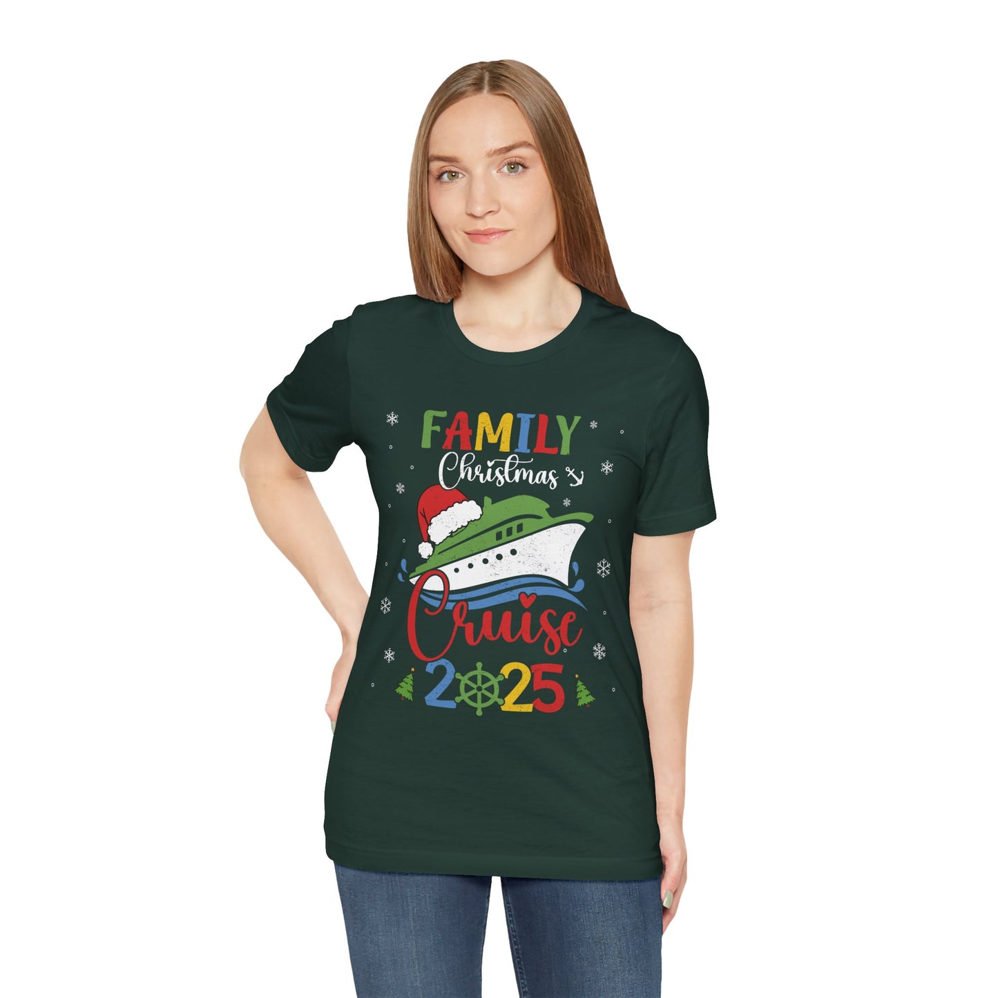 Family Christmas Cruise 2025 Shirt – Matching Cruisemas Family Vacation Tee, Holiday Boat Trip Outfit