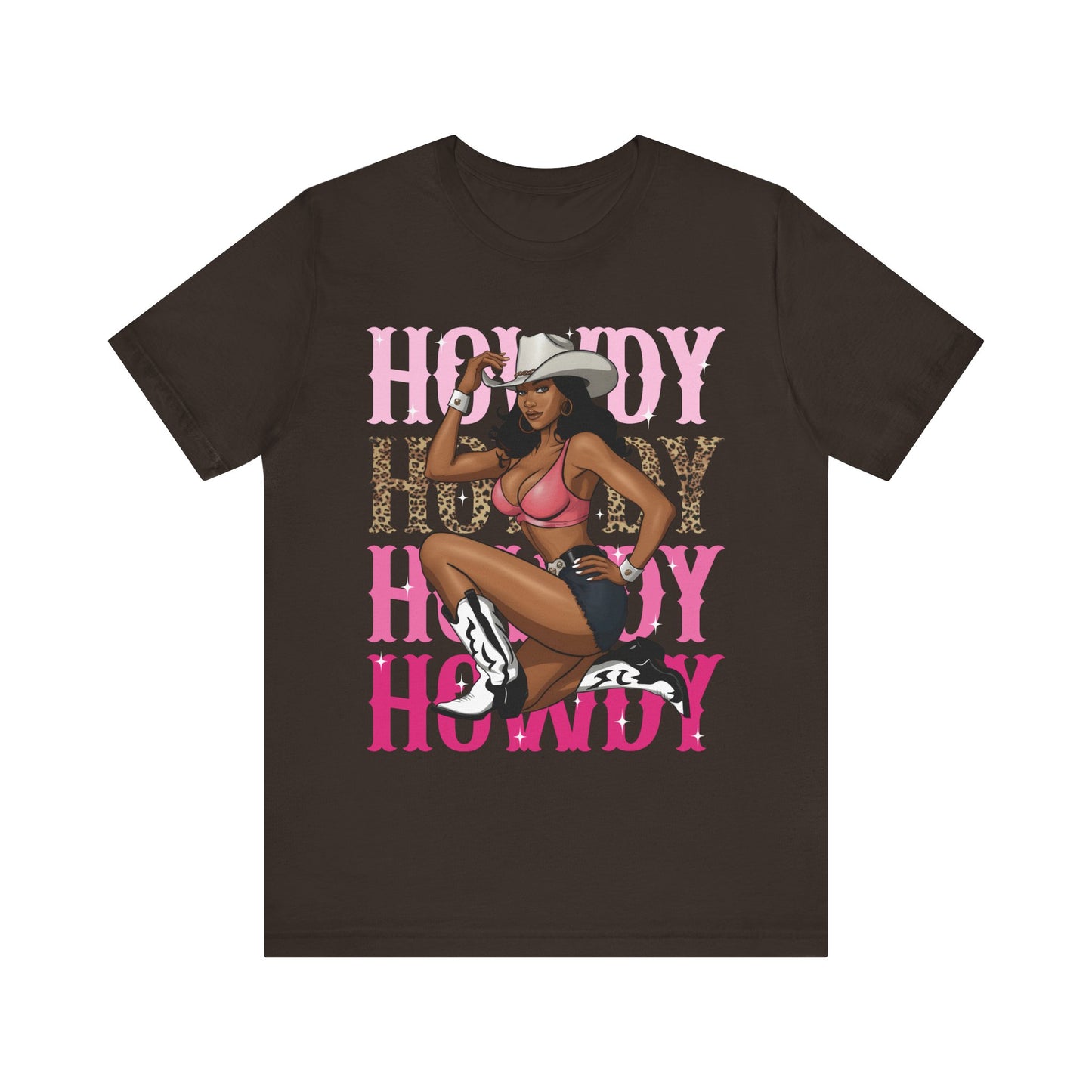 Howdy Black Cowgirl Shirt – Western Melanin Rodeo Queen Texas Tee