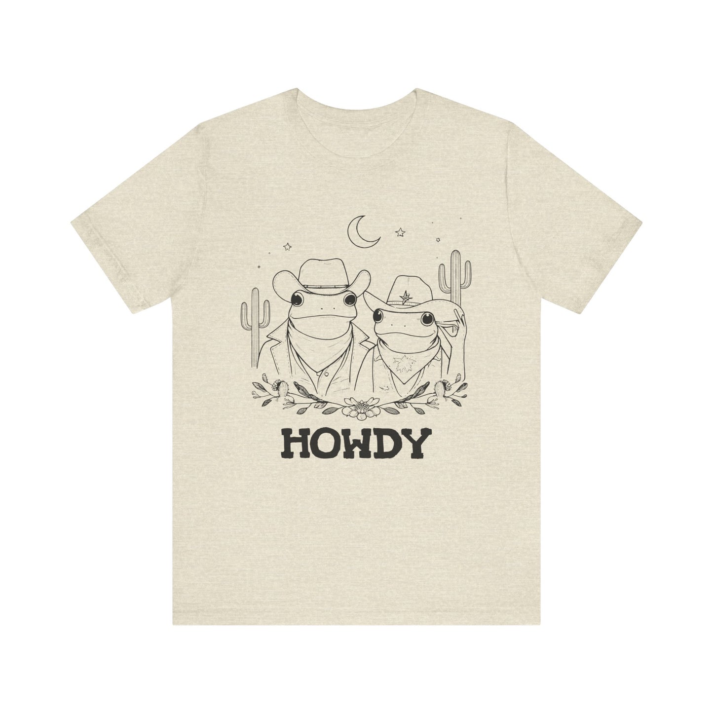 Howdy Frog Toad Couple Shirt – Cowboy Cowgirl Western Rodeo Cactus Tee