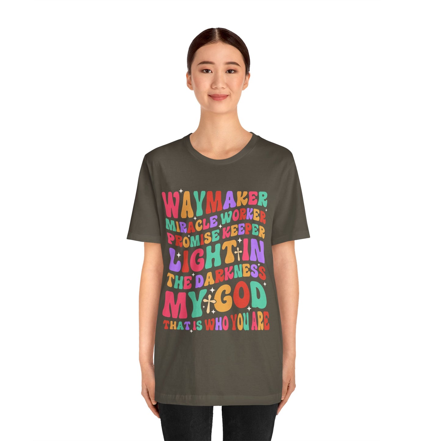 Waymaker Miracle Worker Shirt – Christian Worship My God Faith Tee