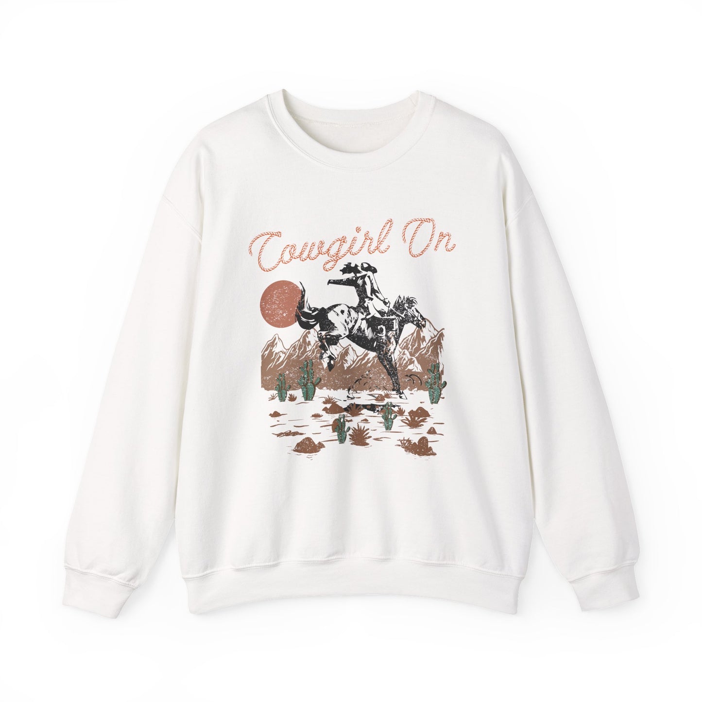 Cowgirl Howdy Sweatshirt – Southern Western Country Rodeo Vintage Pullover