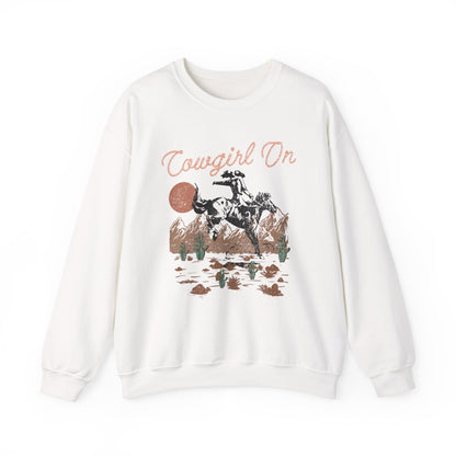 Cowgirl Howdy Sweatshirt – Southern Western Country Rodeo Vintage Pullover