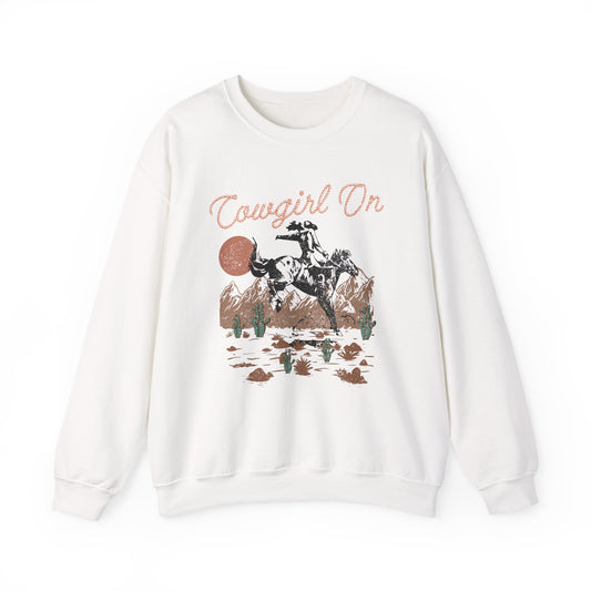 Cowgirl Howdy Sweatshirt – Southern Western Country Rodeo Vintage Pullover