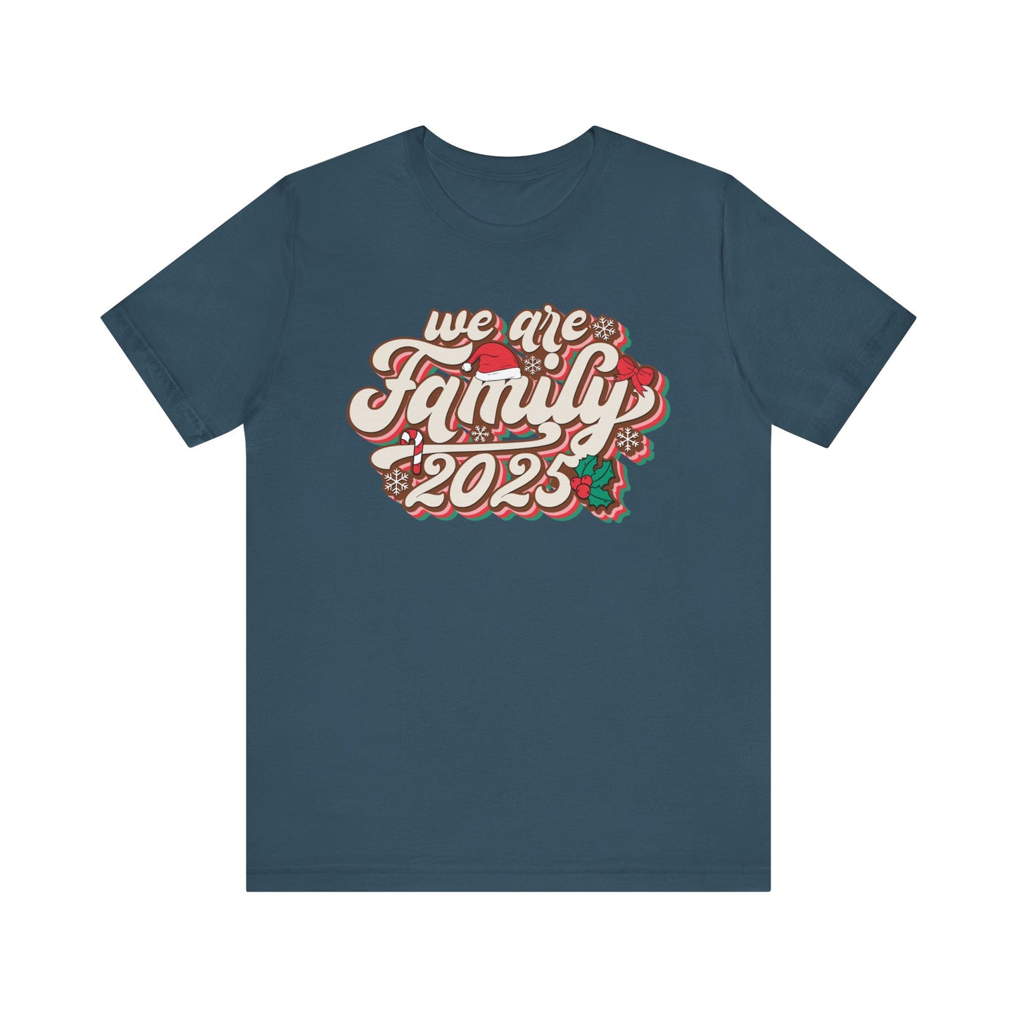 We Are Family Christmas Shirt – Retro Groovy 80s Matching Holiday Tee
