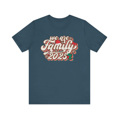 We Are Family Christmas Shirt – Retro Groovy 80s Matching Holiday Tee