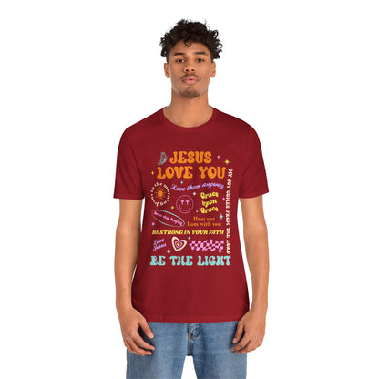 Jesus Loves You Shirt – Groovy Retro Christian Faith Encouragement Bible Tee