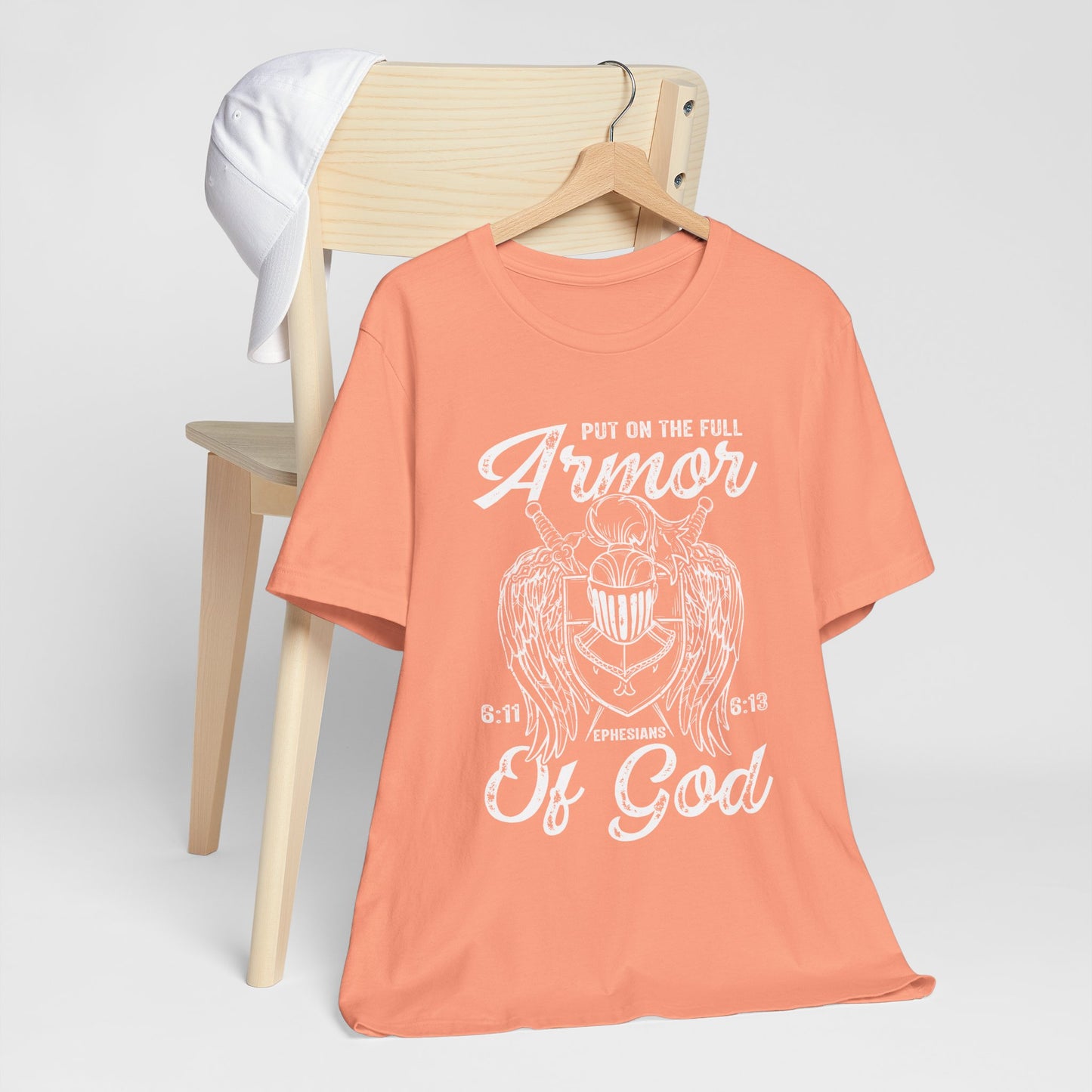 Put On the Full Armor of God Shirt – Christian Ephesians 6:11 Warrior Faith Tee
