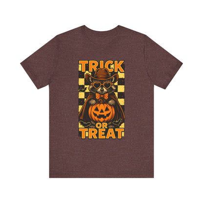 Trick or Treat Cowboy Raccoon Shirt – Cute Western Pumpkin Halloween Tee