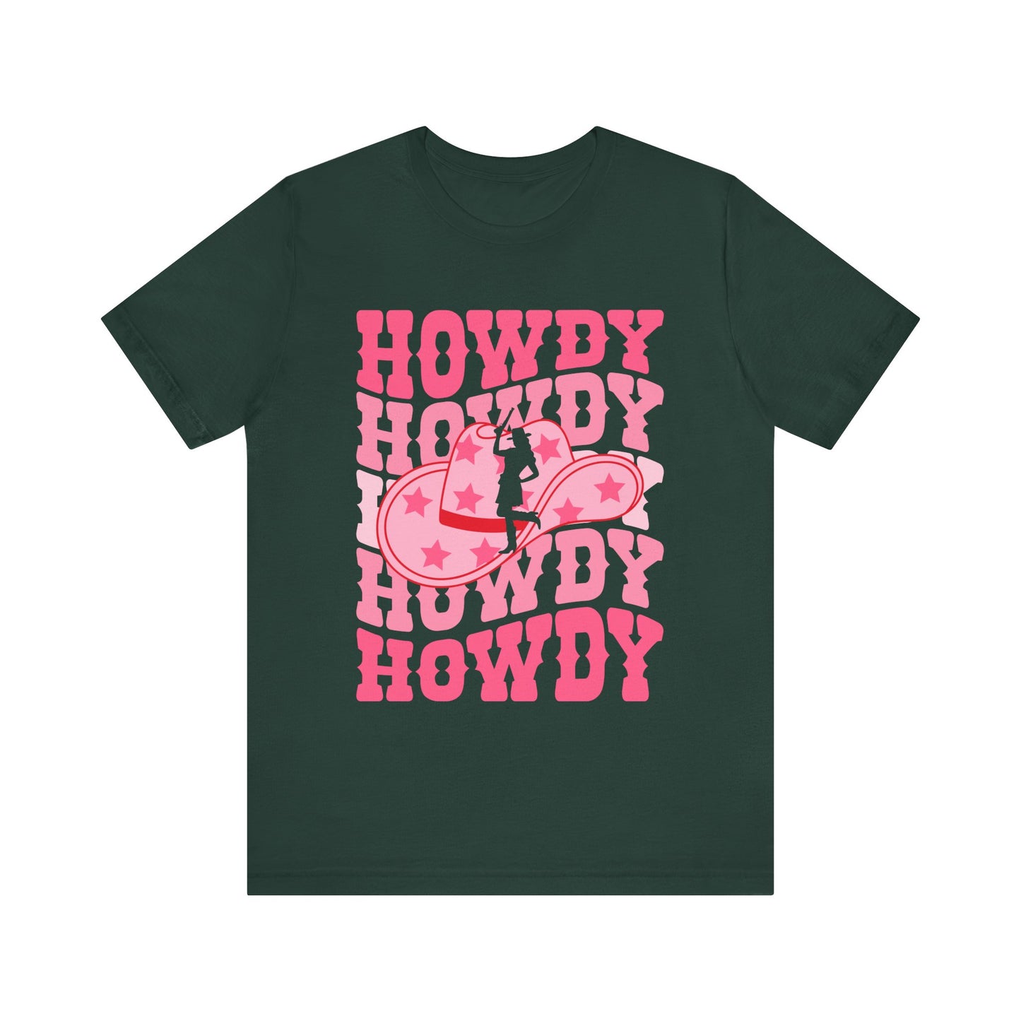 Howdy Pink Cowgirl Shirt – Disco Western Rodeo Country Girl Tee