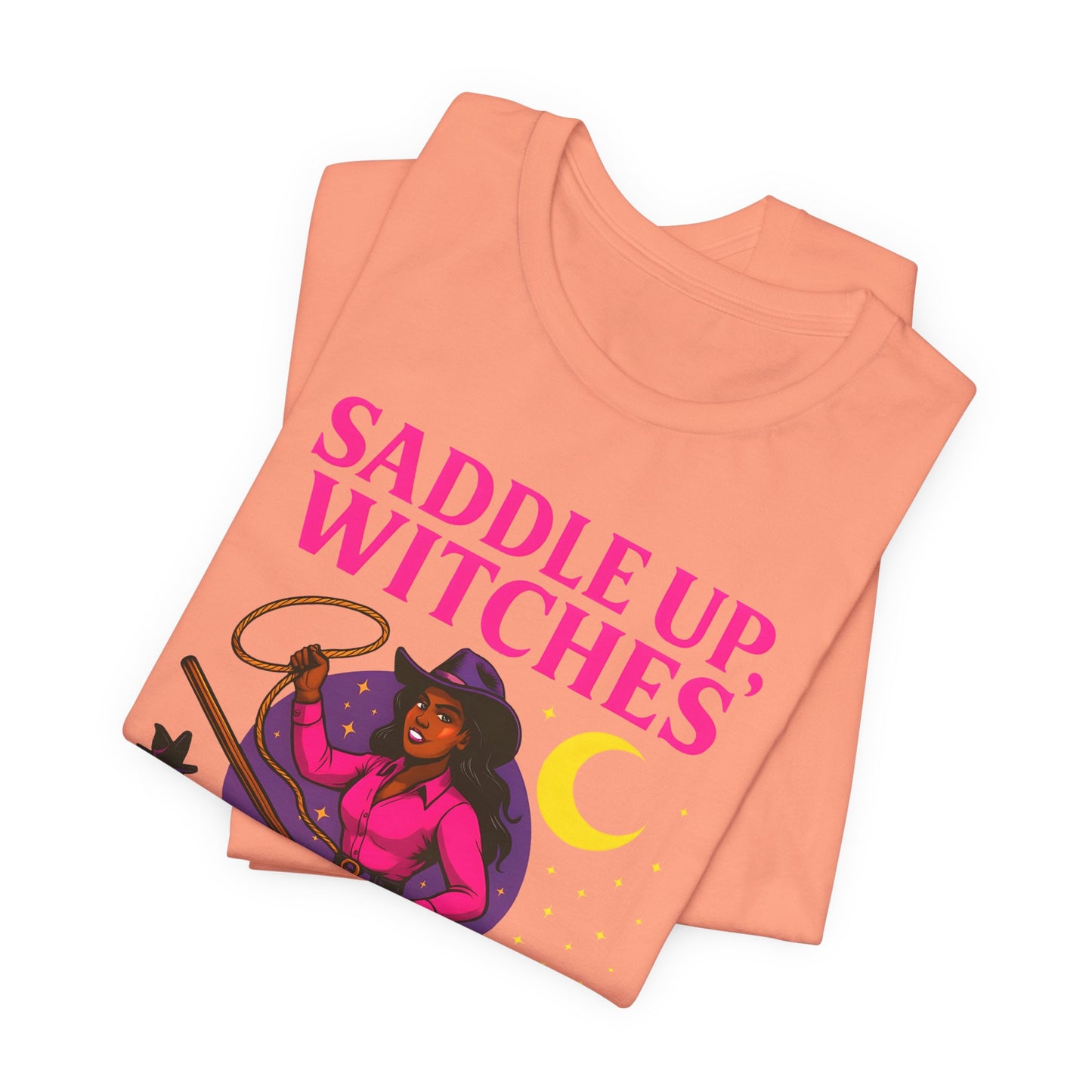 Saddle Up Witches Shirt – Black Cowgirl Western Halloween Tee