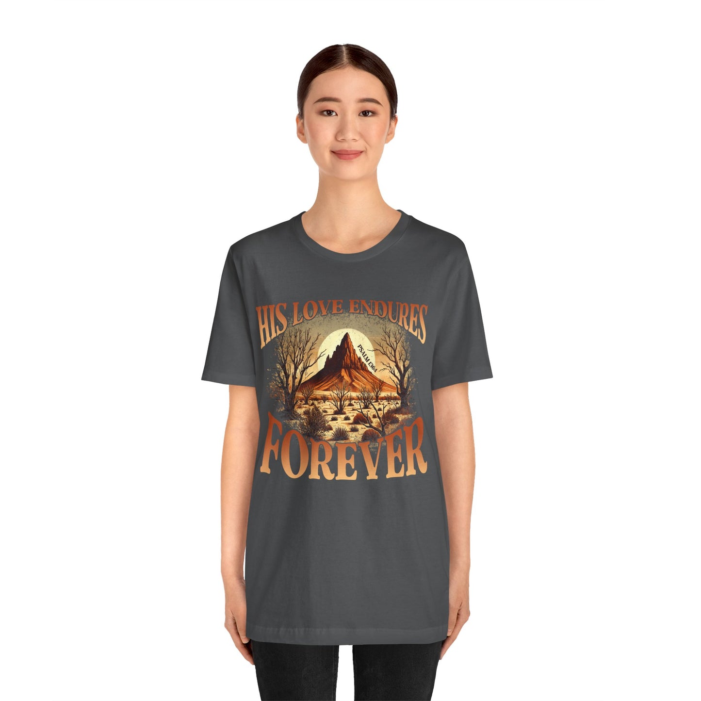 His Love Endures Forever Shirt – Christian Boho Western Rodeo Tee