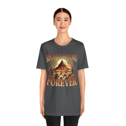 His Love Endures Forever Shirt – Christian Boho Western Rodeo Tee