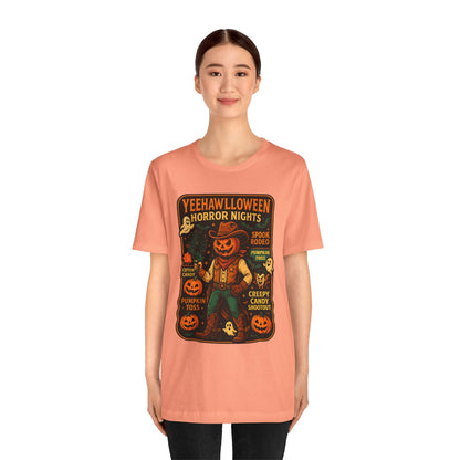 Yeehawlloween Shirt – Western Rodeo Halloween Carnival Cowgirl Cowboy Tee