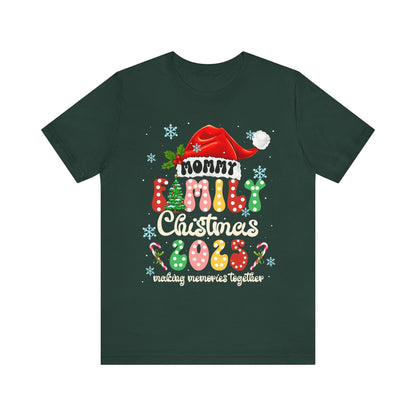 Mommy Family Christmas 2025 Shirt – Cute Matching Polka Dot Holiday Tee