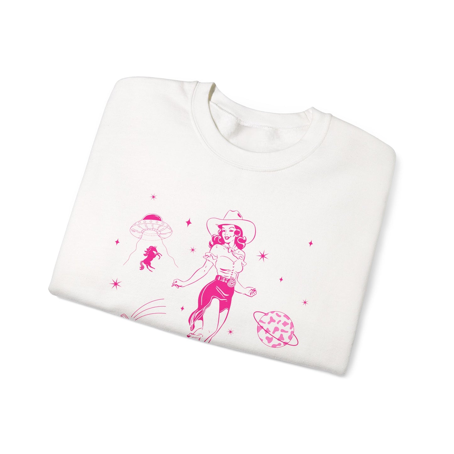 Western Cowgirl Howdy Sweatshirt – Disco Rodeo Space Bachelorette Pullover