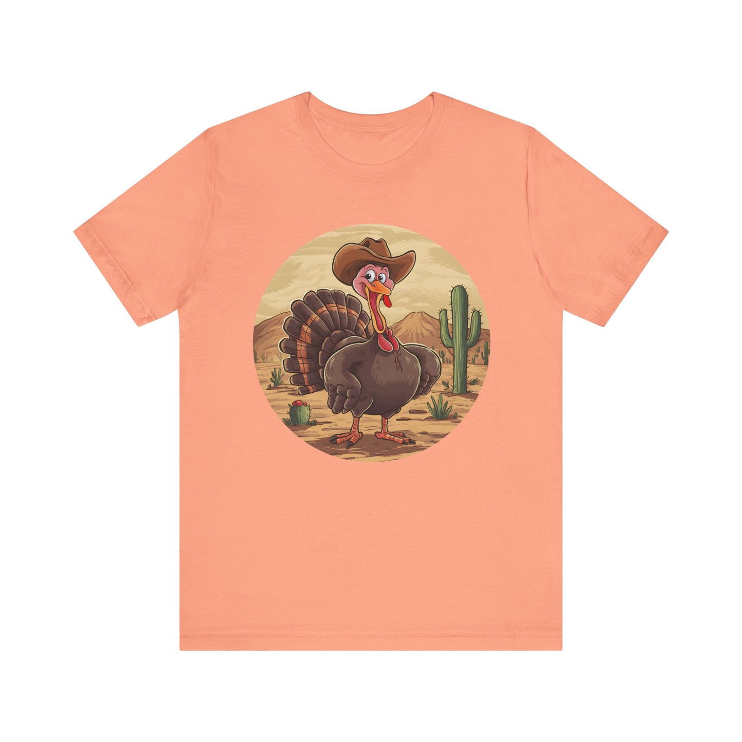 Western Thanksgiving Cowboy Turkey Shirt – Texas Desert Cowgirl Tee