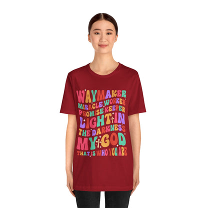 Waymaker Miracle Worker Shirt – Christian Worship My God Faith Tee