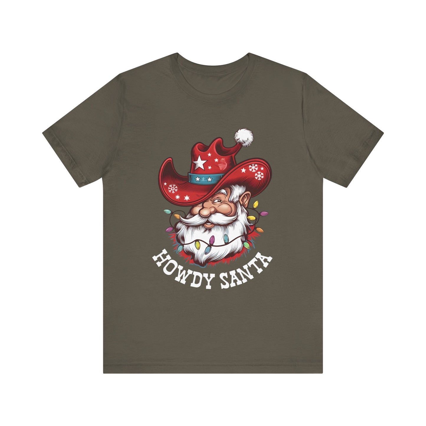 Howdy Santa Shirt – Funny Cowboy Western Christmas Holiday Costume Tee