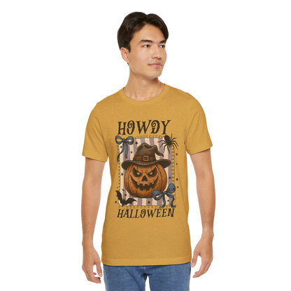 Howdy Halloween Shirt – Cute Coquette Pumpkin Western Fall Tee