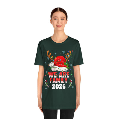 We Are Family 2025 Shirt – Matching Christmas Tree Santa Holiday Pajama Tee