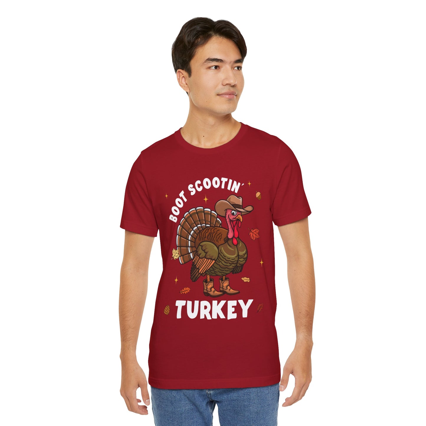 Thanksgiving Cowboy Turkey Shirt – Boot Scootin’ Western Rodeo Tee