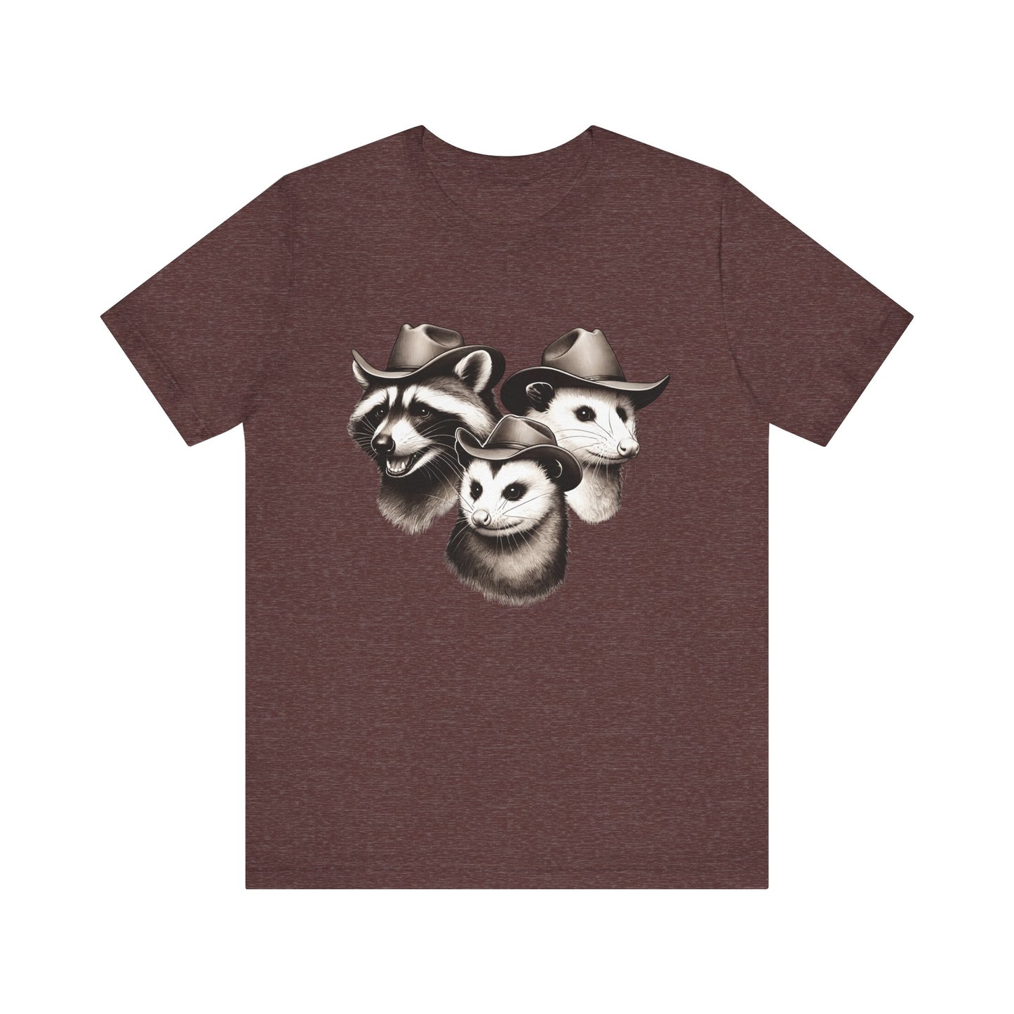 Cowboy Trash Trio Shirt – Opossum Raccoon Western Rodeo Funny Tee