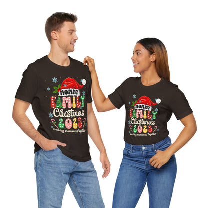 Mommy Family Christmas 2025 Shirt – Cute Matching Polka Dot Holiday Tee