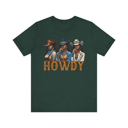 Howdy Black Cowgirl Shirt – Western Rodeo Melanin African American Tee