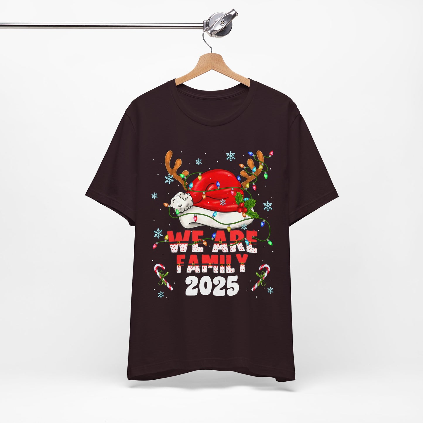 We Are Family 2025 Shirt – Matching Christmas Tree Santa Holiday Pajama Tee
