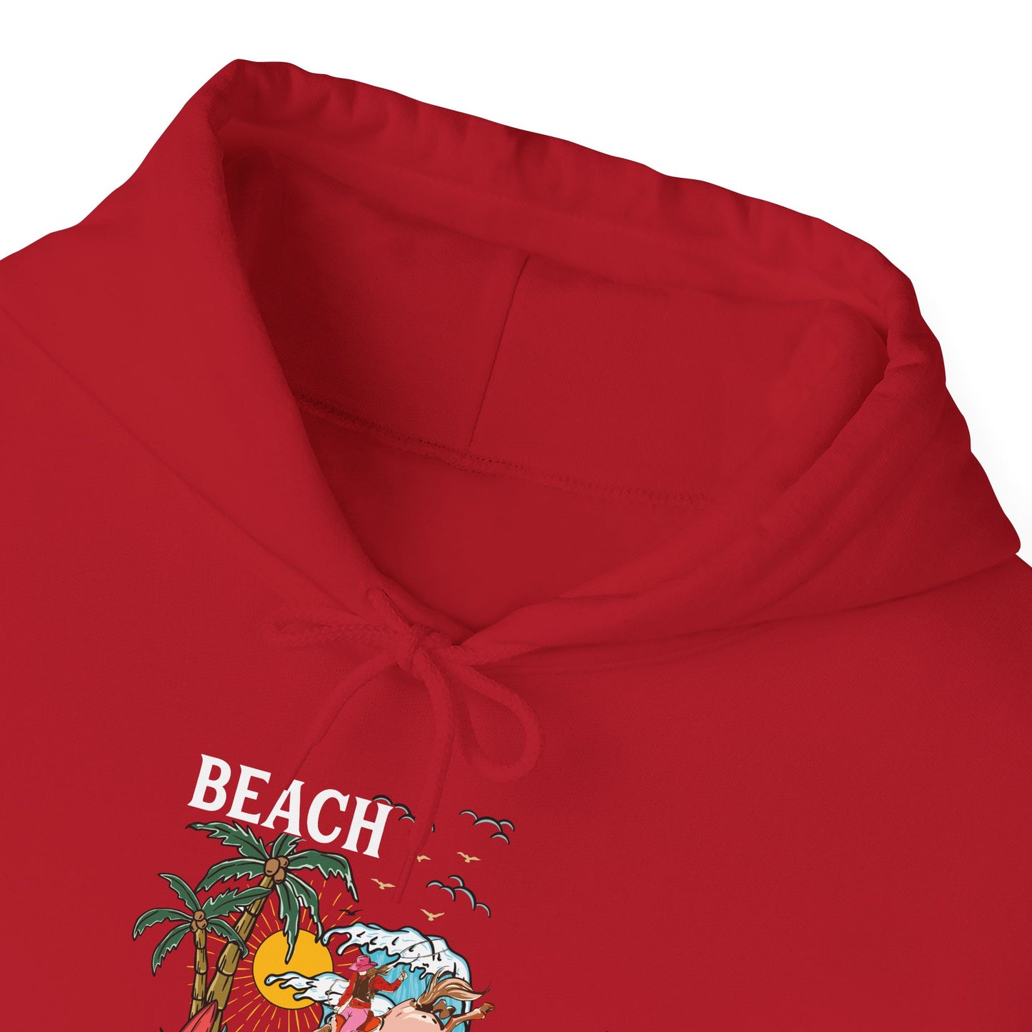 Beach Cowgirl Hoodie – Tropical Palm Tree Western Rodeo Texas Pullover