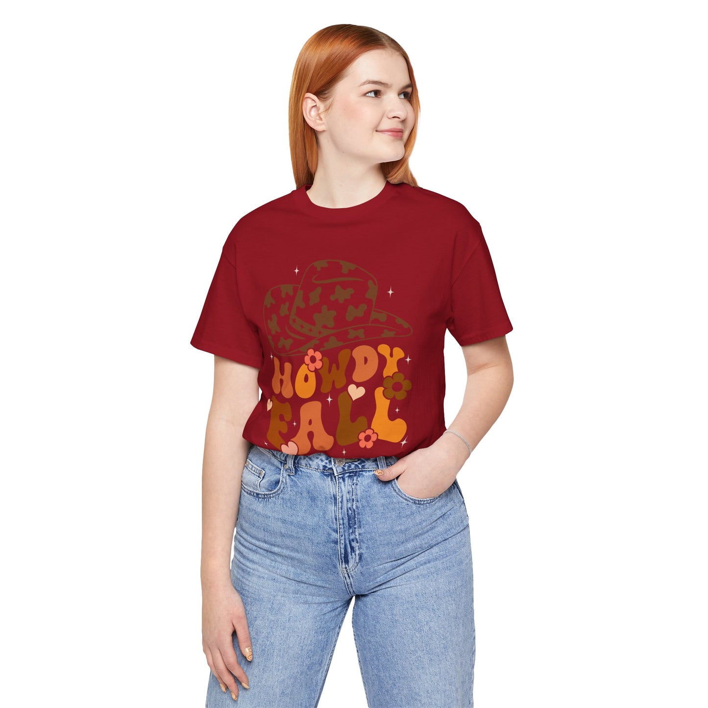Retro Groovy Howdy Fall Shirt – Western Cowboy Pumpkin Thanksgiving Tee