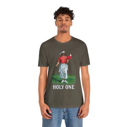Jesus Golf Holy One Shirt – Funny Christian Faith & Sports Graphic Tee for Golfers