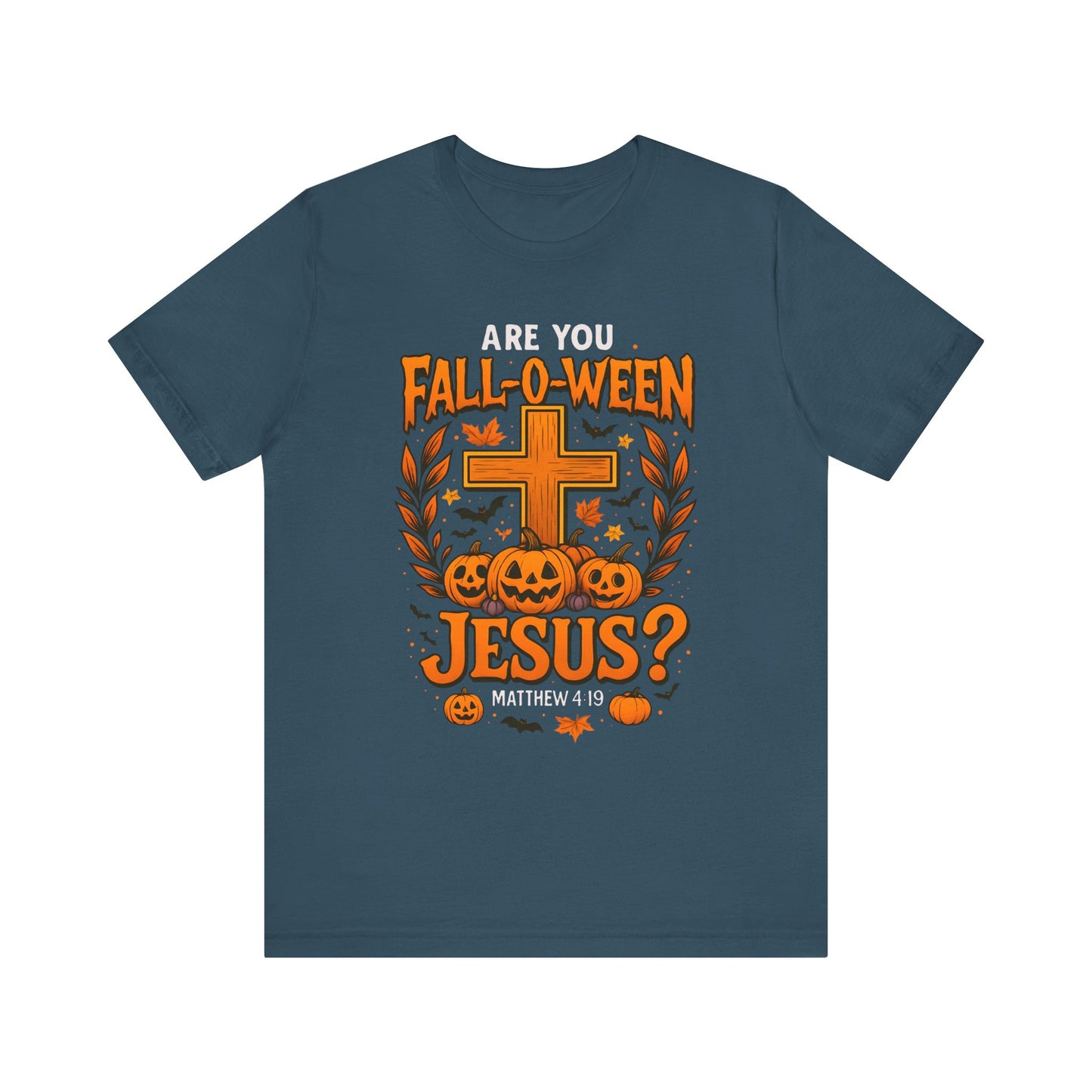 Are You Fall O Ween Shirt – Jesus Christian Pumpkin Cross Halloween Tee