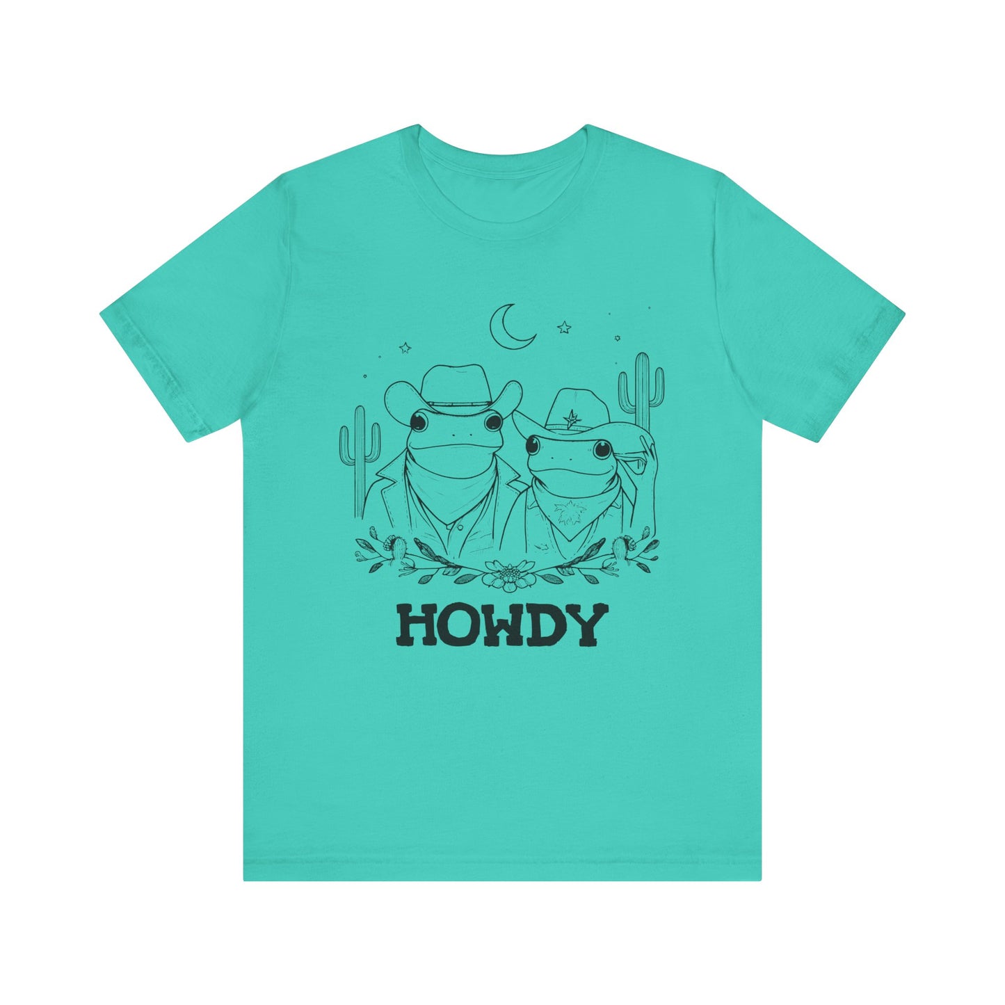 Howdy Frog Toad Couple Shirt – Cowboy Cowgirl Western Rodeo Cactus Tee
