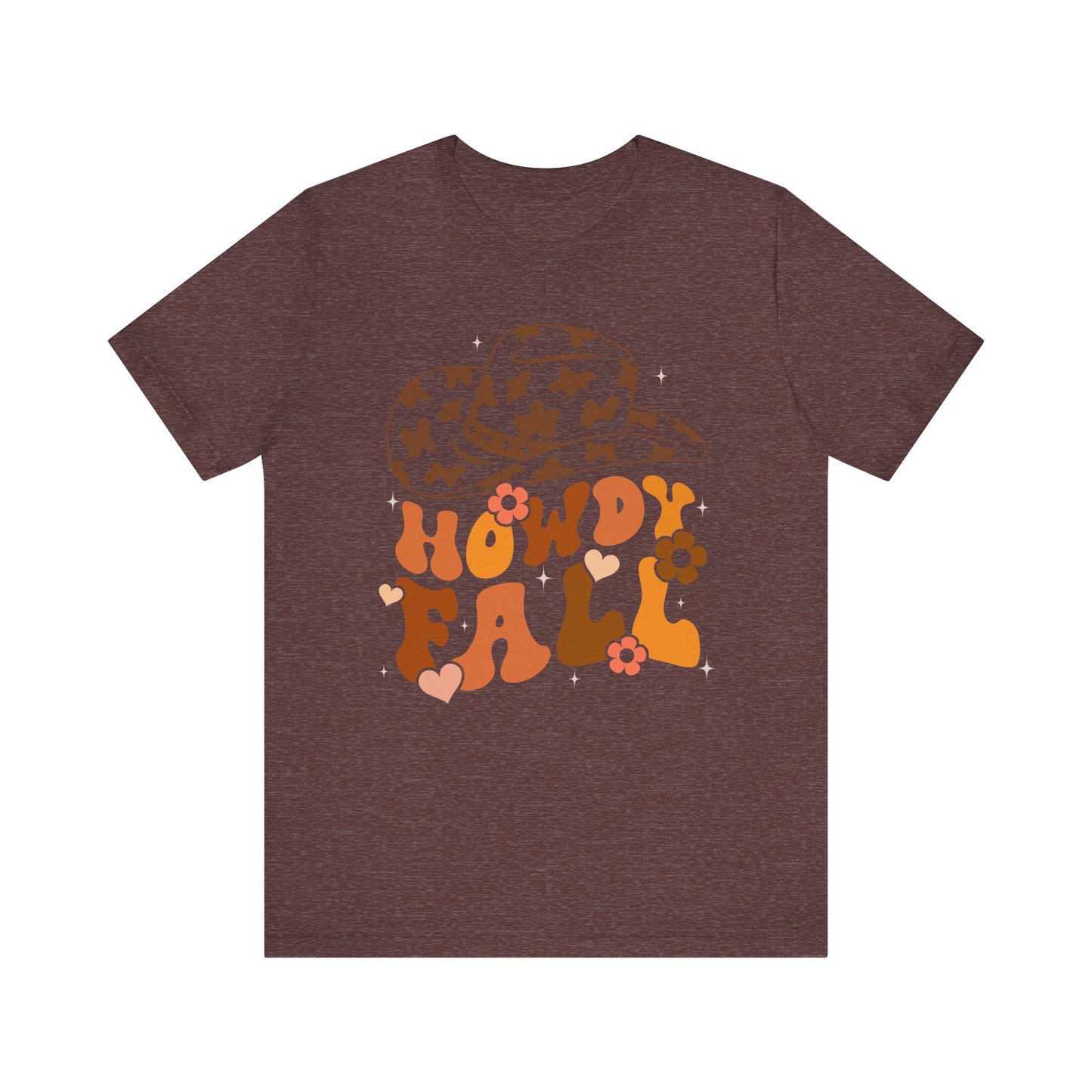 Retro Groovy Howdy Fall Shirt – Western Cowboy Pumpkin Thanksgiving Tee