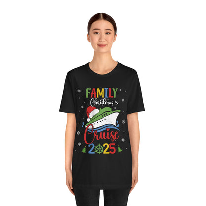 Family Christmas Cruise 2025 Shirt – Matching Cruisemas Family Vacation Tee, Holiday Boat Trip Outfit